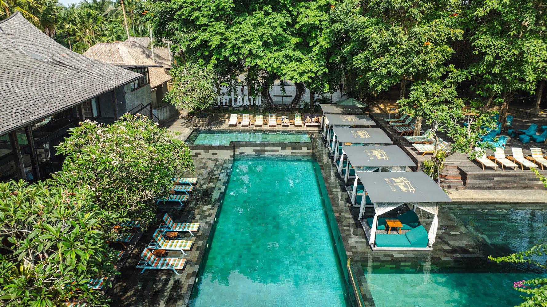 Family club facilities including pool, gym, and spa at Titi Batu Ubud Club